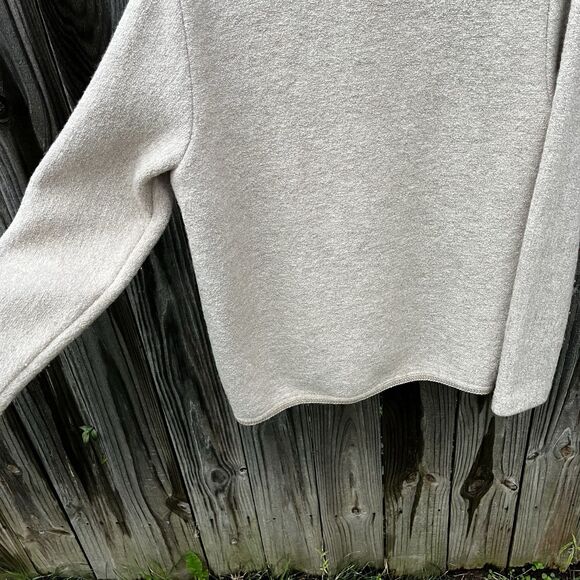 Vintage Sigi Scheiber Austrian Tyrol Wool Jacket Cardigan Khaki Metal Button - Picture 12 of 16